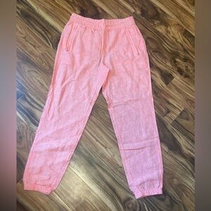 Athleta Cabo Linen Jogger Pants